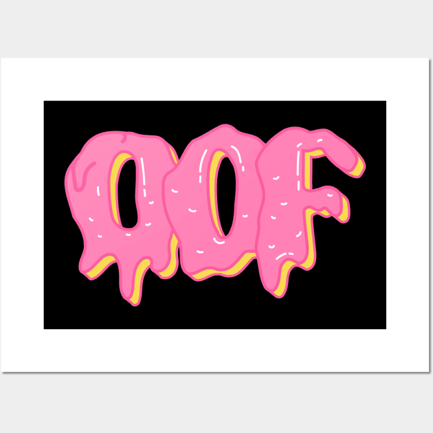 OOF Wall Art by technicolorable